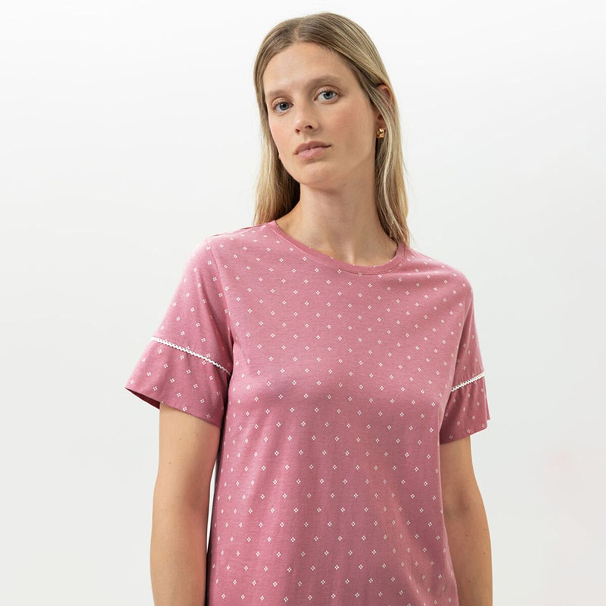 Mey Crochet Dots Nattkjole