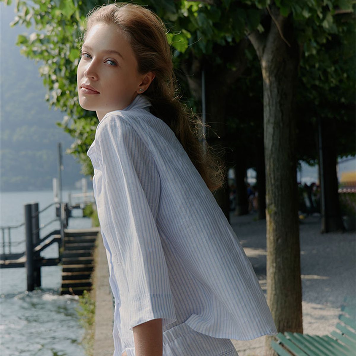 Yellamaris Linen Bluse