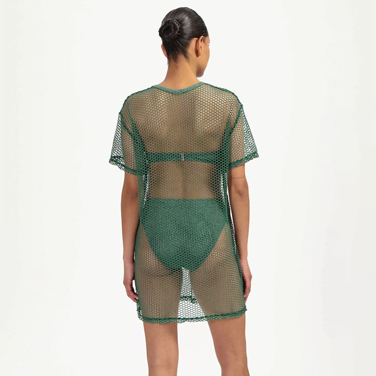 Beachlife Green Glitter Kjole