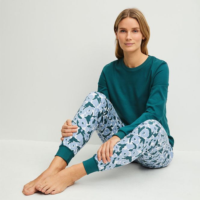 Hovedbilde Calida Midnight Flowers Pyjamas Petrol