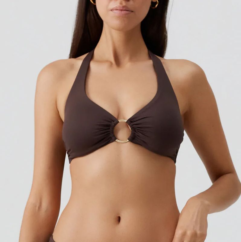 Melissa Odabash Brussels Bikinitopp Brown
