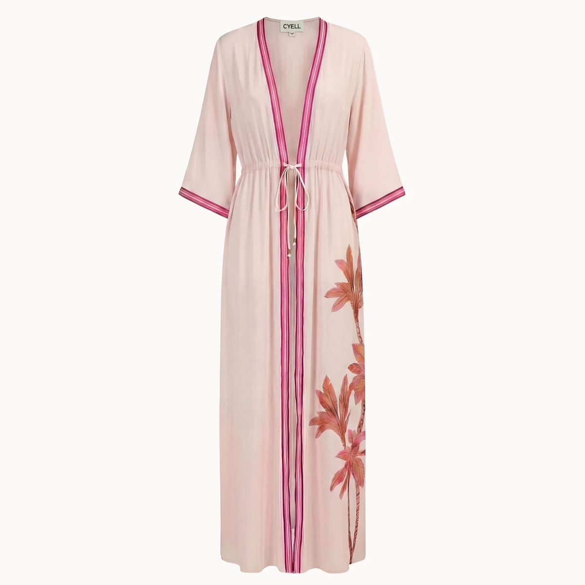 Cyell Palms & Patterns Kimono Kjole
