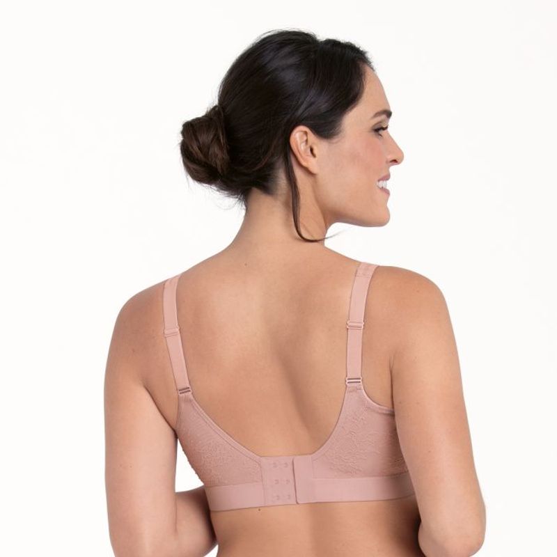Anita Essential Lace Paddet Protese Bralette - Rosewood
