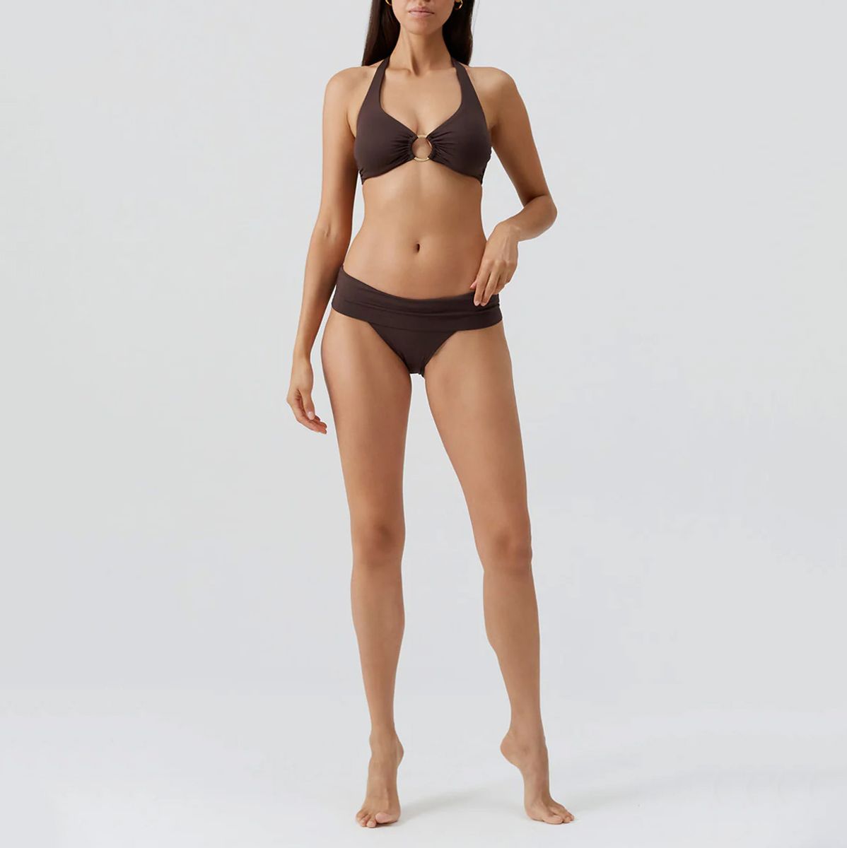 Melissa Odabash Brussels Bikini Bottom Brown