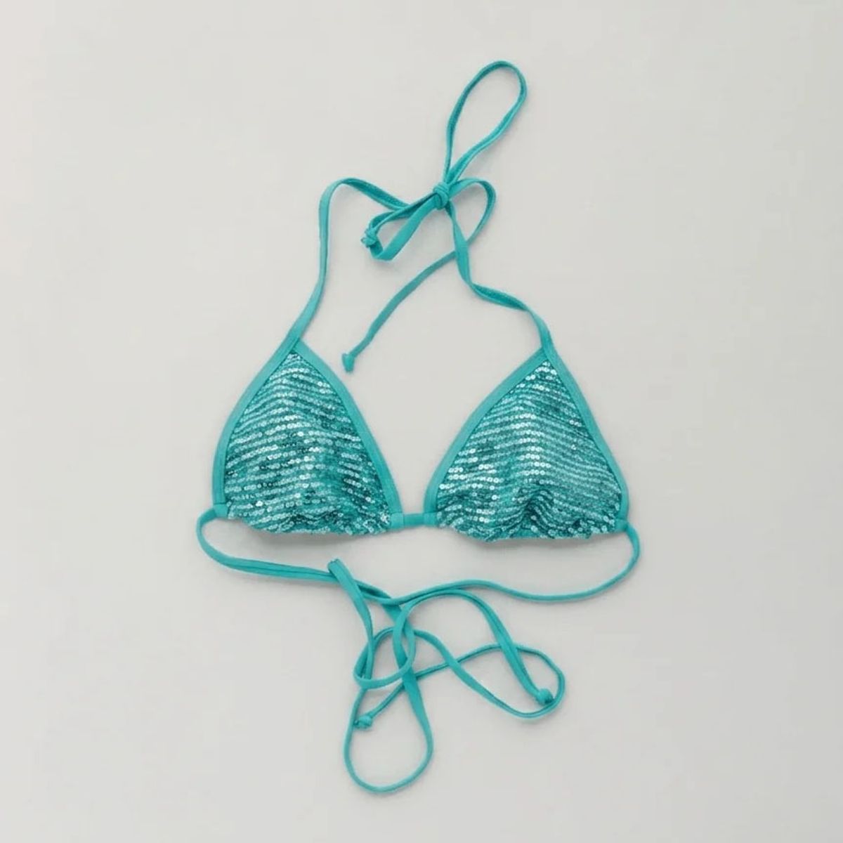 Leonore Swimwear Makai Bikini Top Turquoise