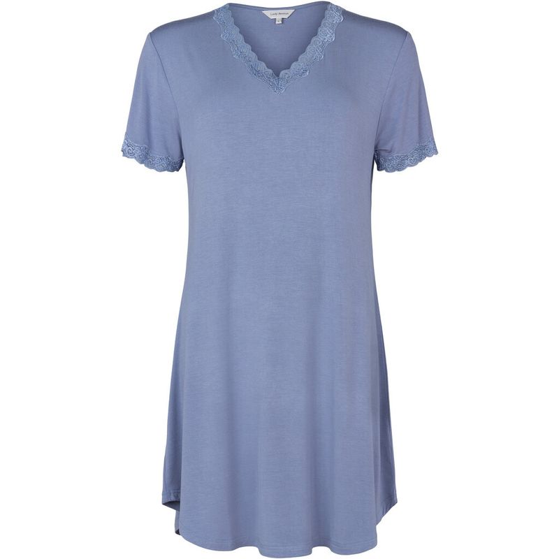 Lady Avenue Bamboo Nattkjole Kort Arm
