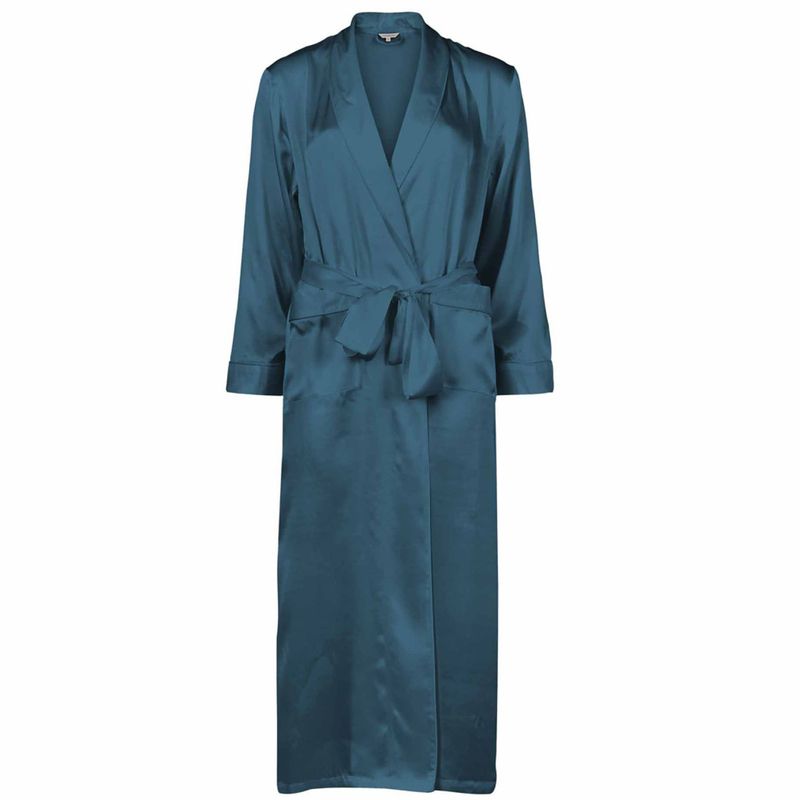 Lady Avenue Pure Silk Lang Kåpe 